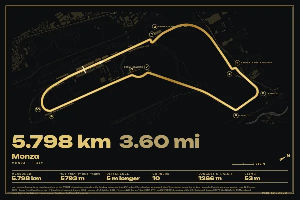 Monza in Gilt, Black & Gold.