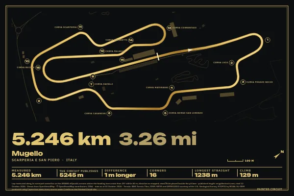 Mugello in Gilt, Black & Gold.