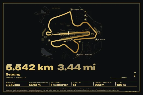 Sepang in Gilt, Black & Gold.