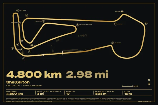 Snetterton in Gilt, Black & Gold.